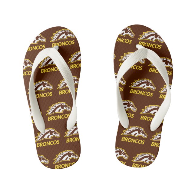 WM Broncos Kid's Flip Flops (Footbed)