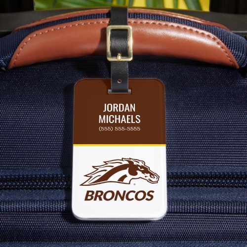 WM Broncos Luggage Tag