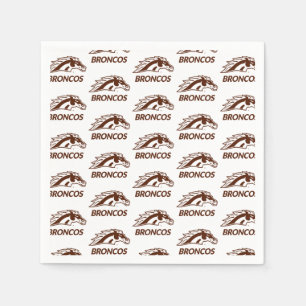 WM Broncos Napkins