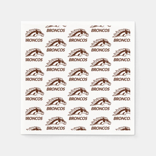 WM Broncos Napkins (Front)