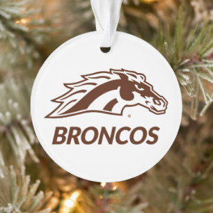 WM Broncos Ornament