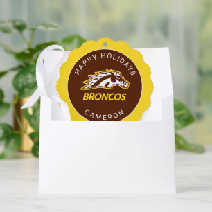 WM Broncos Ornament Card