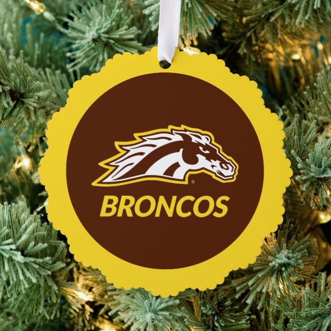 WM Broncos Ornament Card (Insitu (Tree))