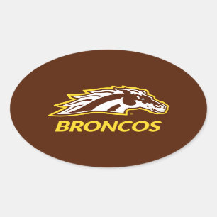 WM Broncos Oval Sticker