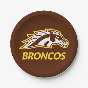 WM Broncos Paper Plates