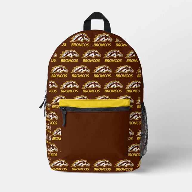 WM Broncos Printed Backpack (Front)