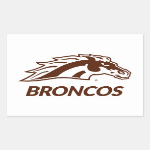 WM Broncos Rectangular Sticker