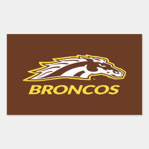 WM Broncos Rectangular Sticker