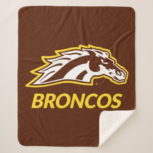 WM Broncos Sherpa Blanket (Front)