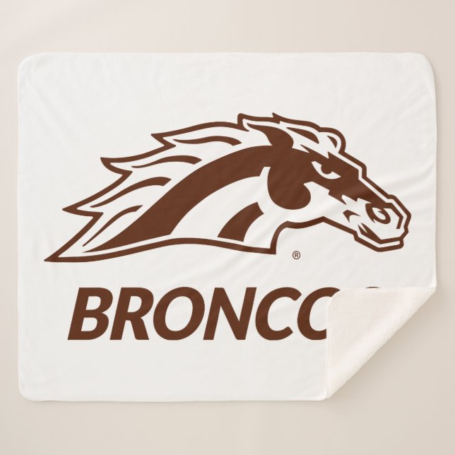 WM Broncos Sherpa Blanket (Front (Horizontal))