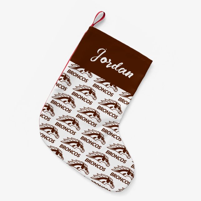 WM Broncos Small Christmas Stocking (Front (Hanging))