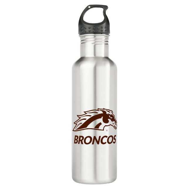 WM Broncos Stainless Steel Water Bottle (Front)
