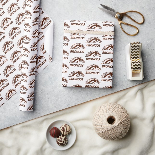WM Broncos Wrapping Paper (Crafts)