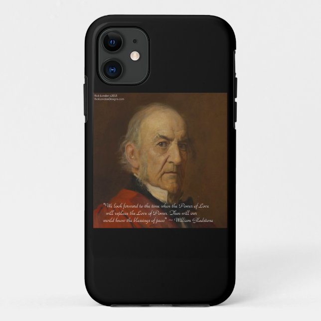 Wm Gladstone & Power Of Love Quote iPhone 6 Case (Back)