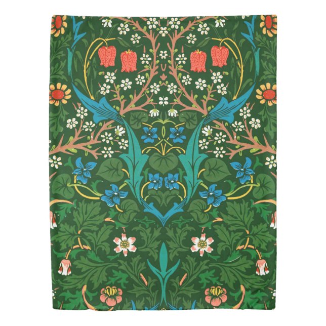 WM Morris Blackthorn Art Nouveau Pattern Duvet Cover (Front)