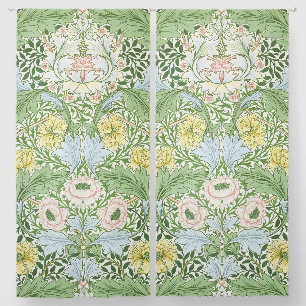 Wm Morris Myrtle Floral Art Nouveau Bright Blackout Curtains