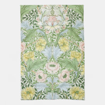 Wm Morris Myrtle Floral Art Nouveau Bright