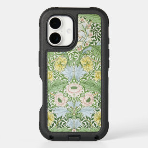 Wm Morris Myrtle Floral Art Nouveau Bright iPhone 16 Case