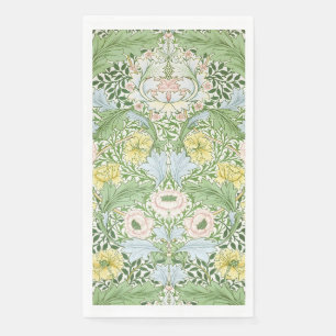 Wm Morris Myrtle Floral Art Nouveau Bright Paper Guest Towels