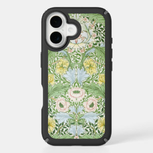 Wm Morris Myrtle Floral Art Nouveau Bright iPhone 16 Case