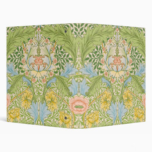 Wm Morris Myrtle Floral Art Nouveau Pastel 3 Ring Binder
