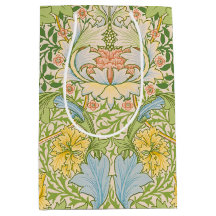 Wm Morris Myrtle Floral Art Nouveau Pastel