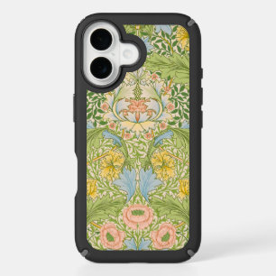 Wm Morris Myrtle Floral Art Nouveau Pastel iPhone 16 Case