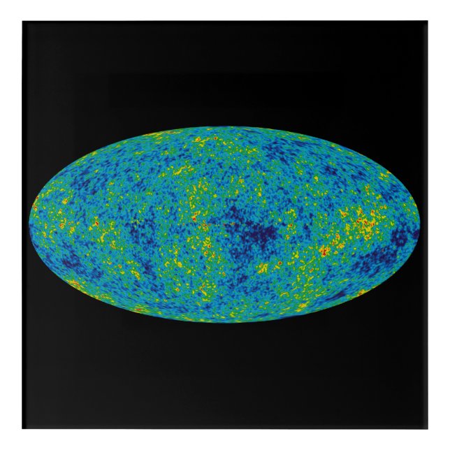 WMAP Microwave Anisotropy Probe Universe Map Acrylic Print (Front)