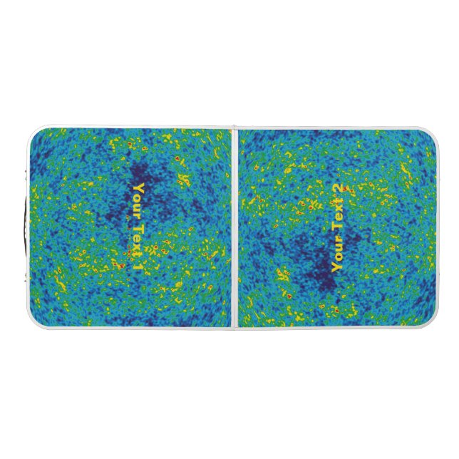 WMAP Microwave Anisotropy Probe Universe Map Beer Pong Table (Top)