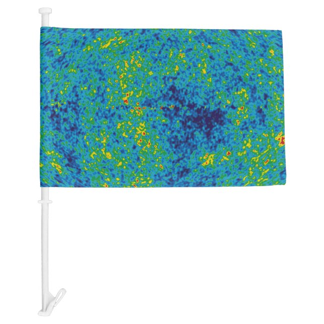 WMAP Microwave Anisotropy Probe Universe Map Car Flag (Front)