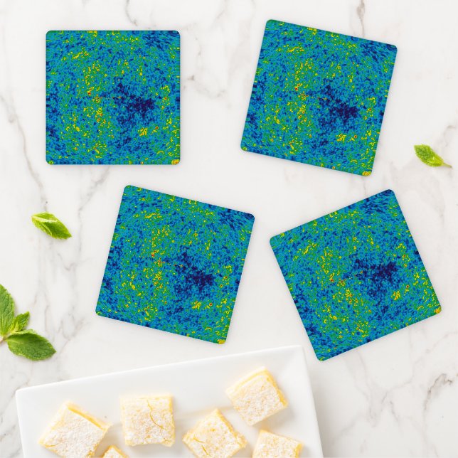 WMAP Microwave Anisotropy Probe Universe Map Coaster Set (In Situ)