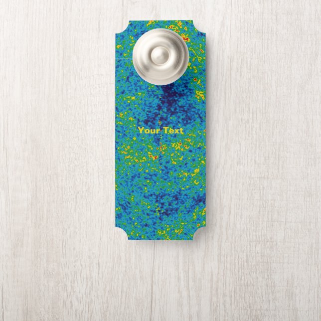WMAP Microwave Anisotropy Probe Universe Map Door Hanger (On Knob)