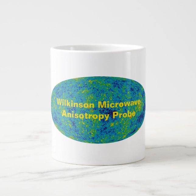 WMAP Microwave Anisotropy Probe Universe Map Giant Coffee Mug (Front)