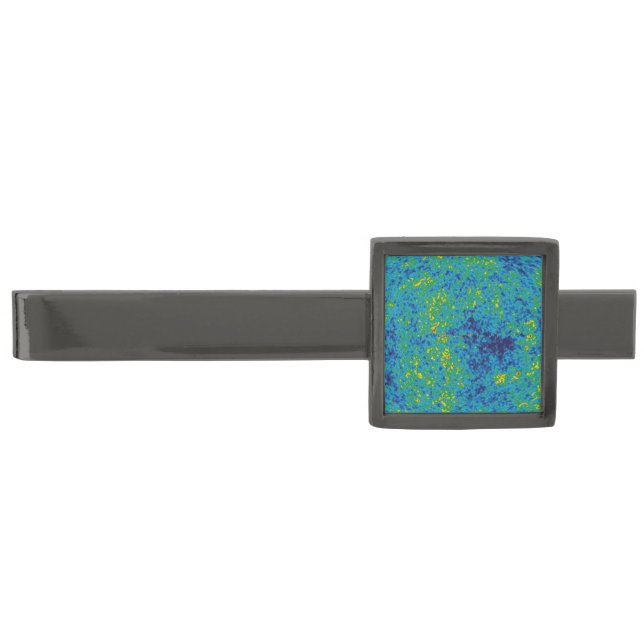 WMAP Microwave Anisotropy Probe Universe Map Gunmetal Finish Tie Bar (Front)