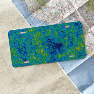 WMAP Microwave Anisotropy Probe Universe Map License Plate