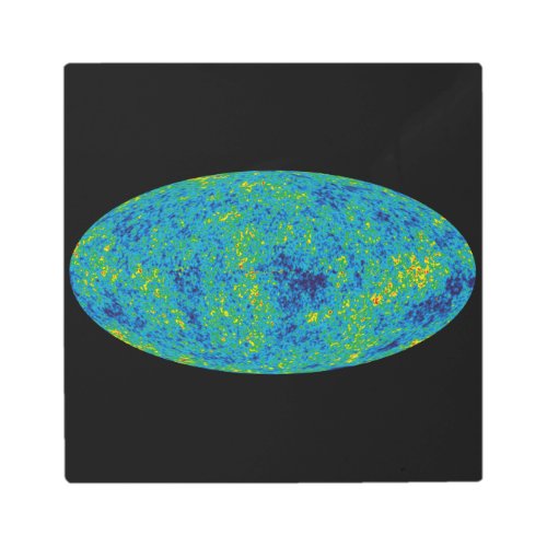 WMAP Microwave Anisotropy Probe Universe Map Metal Print