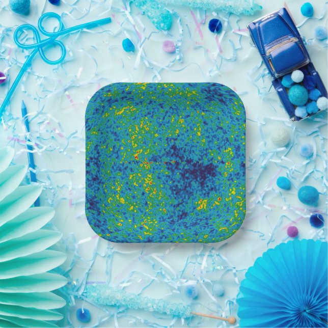 WMAP Microwave Anisotropy Probe Universe Map Paper Plates (Party)