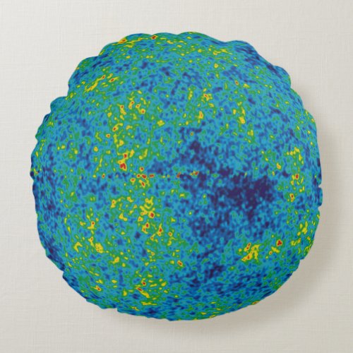 WMAP Microwave Anisotropy Probe Universe Map Round Pillow