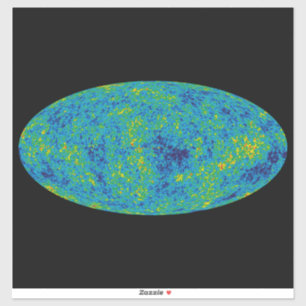 WMAP Microwave Anisotropy Probe Universe Map Sticker