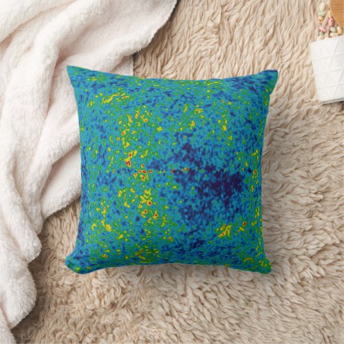 WMAP Microwave Anisotropy Probe Universe Map Throw Pillow