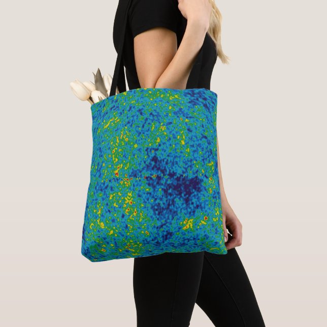 WMAP Microwave Anisotropy Probe Universe Map Tote Bag (Close Up)