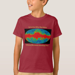 WMAP, Vail of Milky Way Galaxy Over Universe   T-Shirt