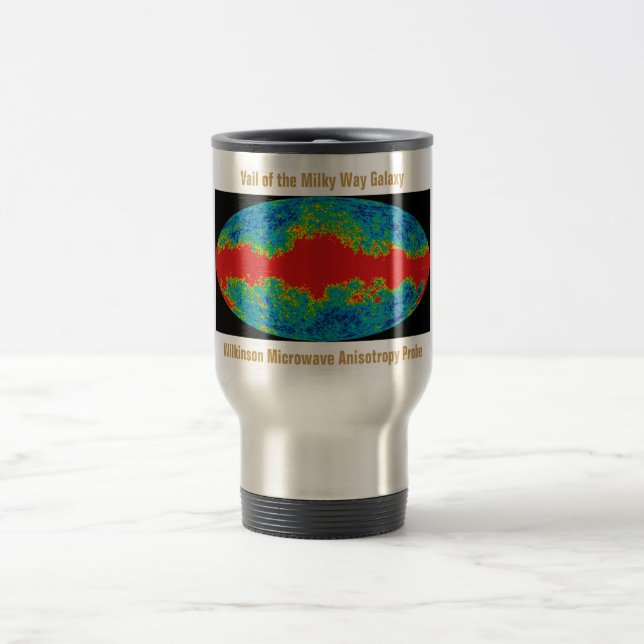 WMAP, Vail of Milky Way Galaxy Over Universe   Travel Mug (Center)