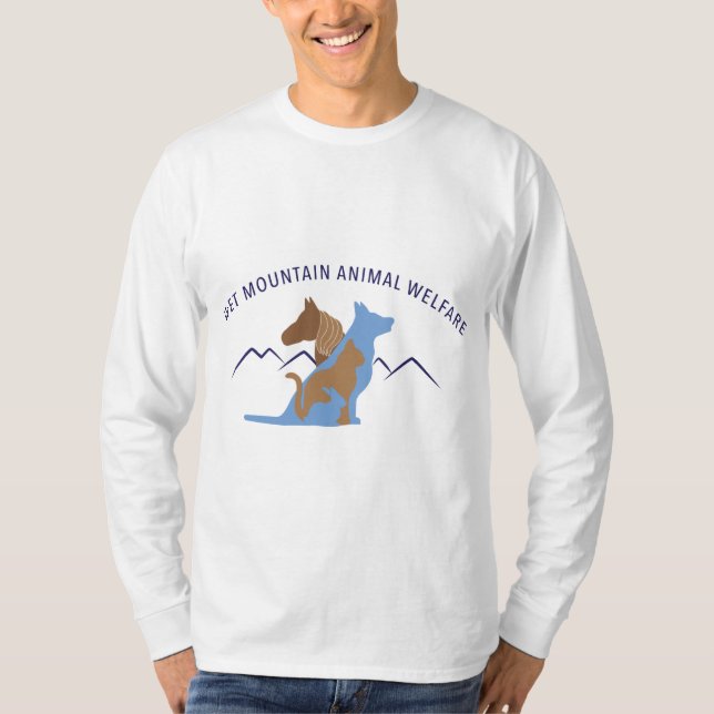 WMAW Long Sleeve, white Men's T-Shirt (Front)