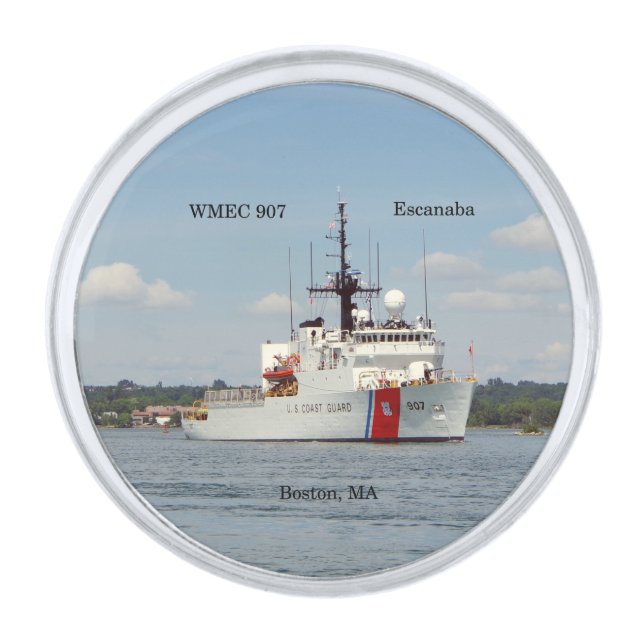 WMEC 907 Escanaba lapel pin (Front)