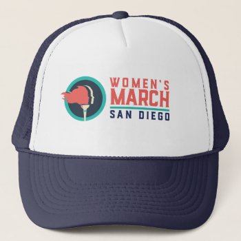 Wmsd Trucker Hat by womensmarchsandiego at Zazzle