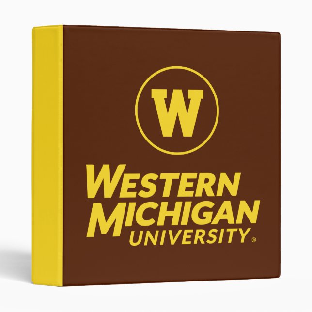 WMU | Circle Logo 3 Ring Binder (Front/Spine)