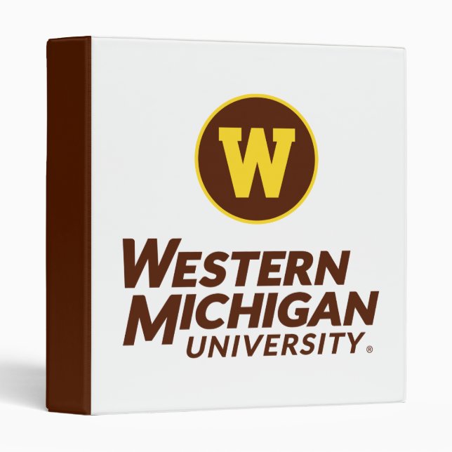 WMU | Circle Logo 3 Ring Binder (Front/Spine)