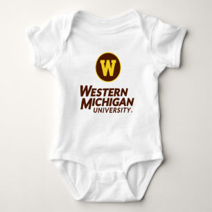 WMU Circle Logo Baby Bodysuit