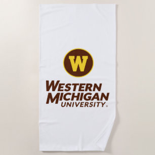 WMU Circle Logo Beach Towel
